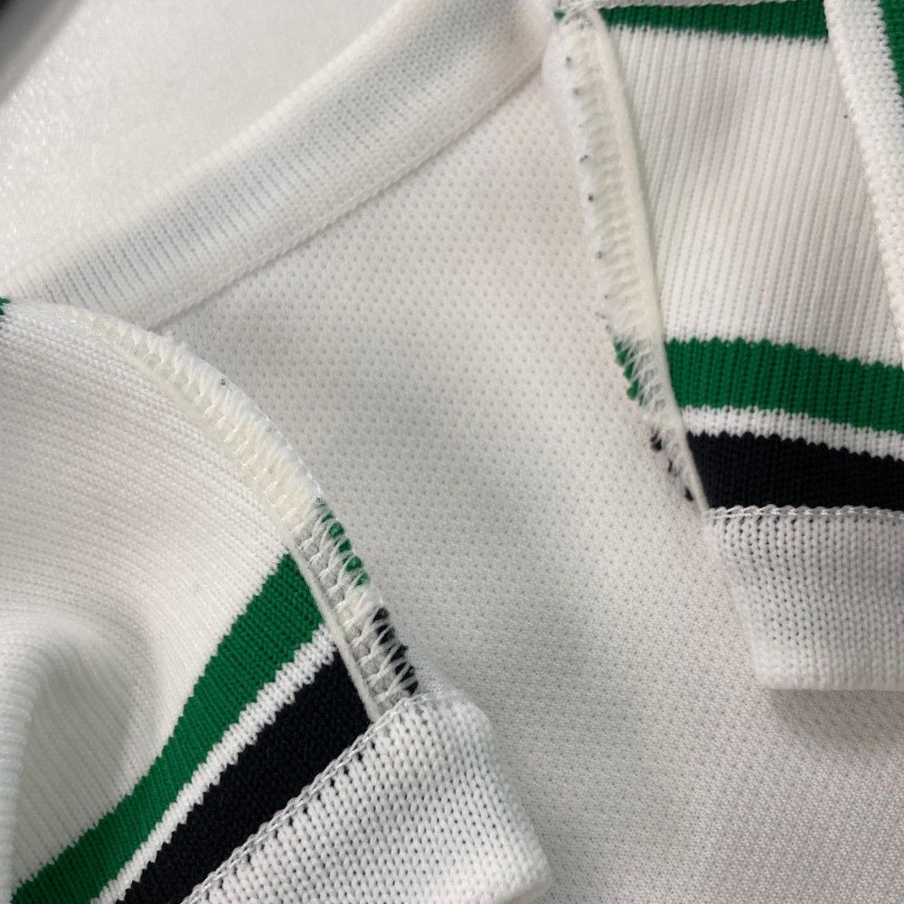 サイズ：36 ARCHIVIO アルチビオ ニットベスト ストライプ柄 ホワイト