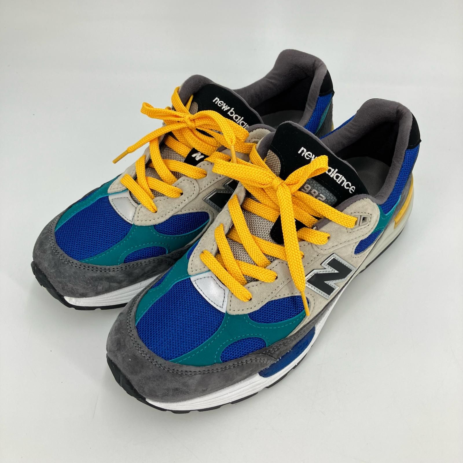 【イオン広店】 中古 NEW BALANCE | ニューバランス スニーカー 992 Tan Green M992RR マルチカラー 28cm 【126】 イオン広店】 中古 NEW BALANCE | ニューバランス スニーカー 992 Tan