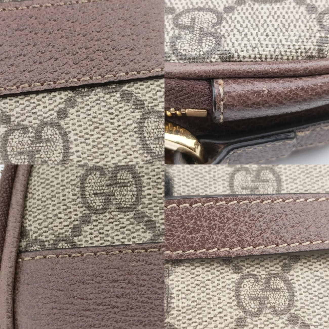 グッチGucciオフィディアブラウンPVCコーティングキャンバス546597