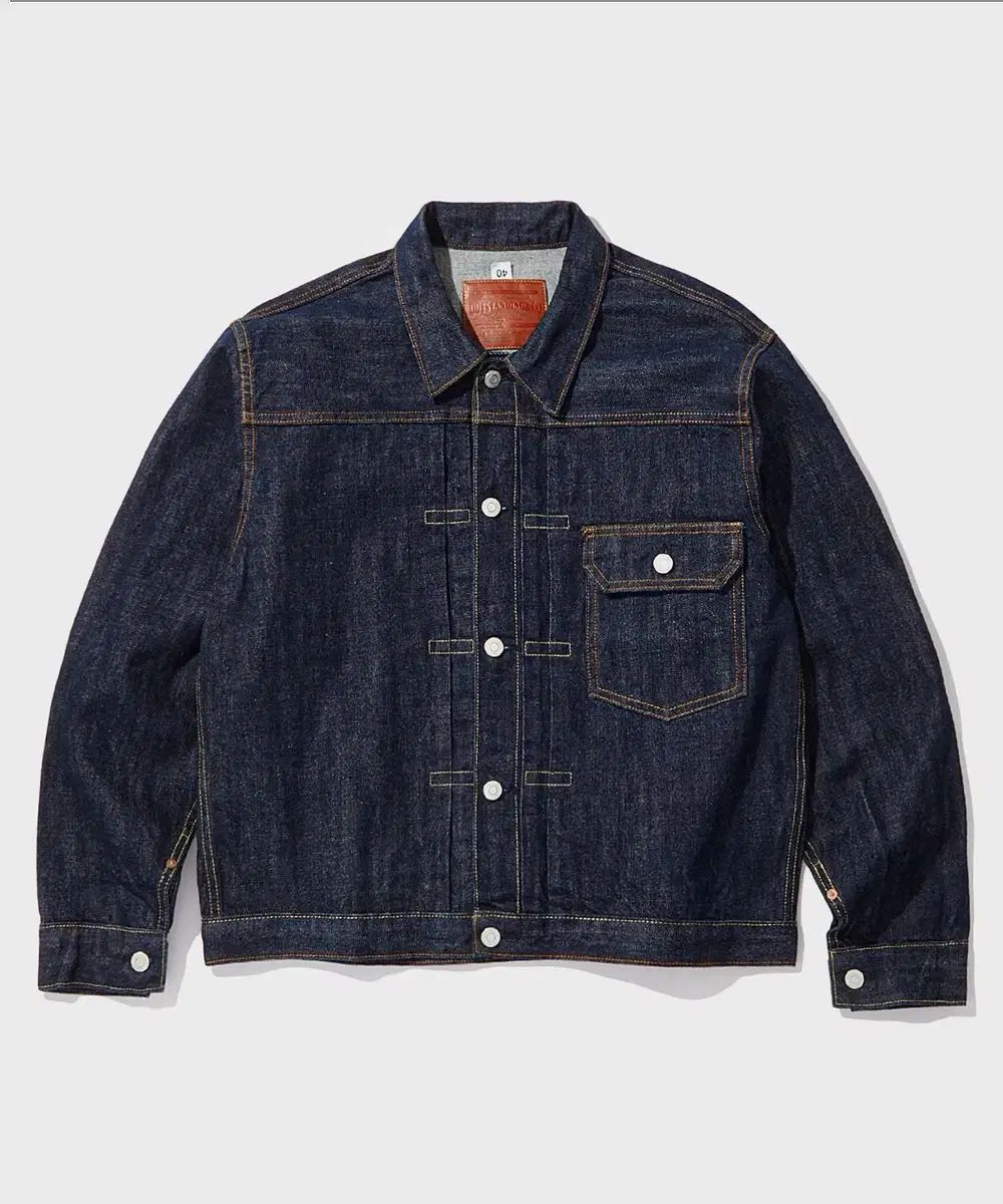 OUTSTANDING - CO アウトスタンディング セルビッジ デニム セットアップ 1 世帯 インディゴブルー M