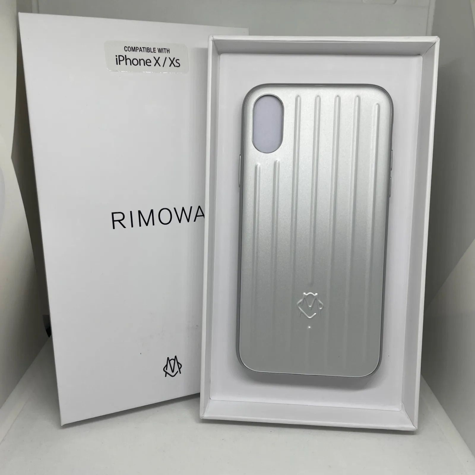 新品】RIMOWA リモワ iPhoneケース iPhoneX XS シルバーケース - メルカリ