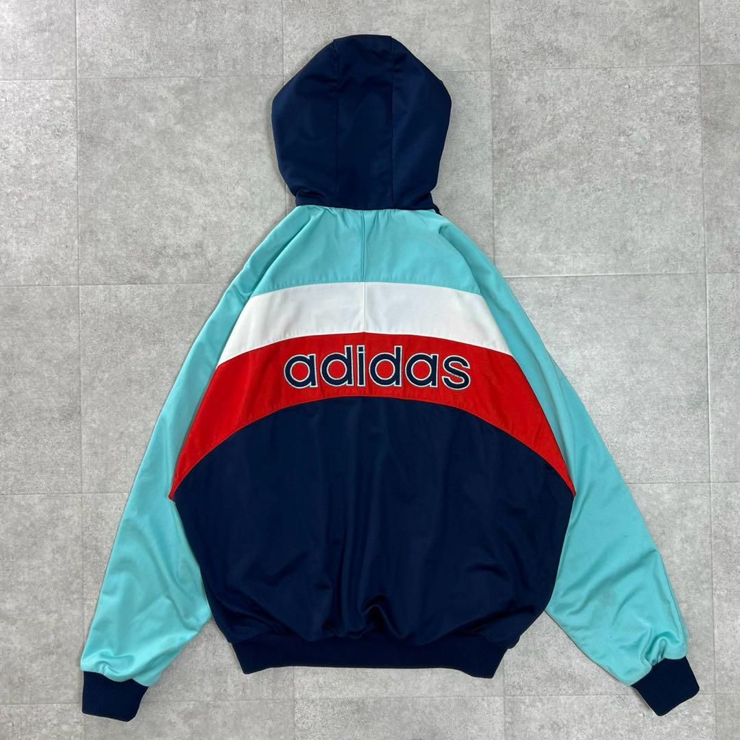 アディダス トラックジャケット 90s ユーロ規格 ビンテージ フーディ 