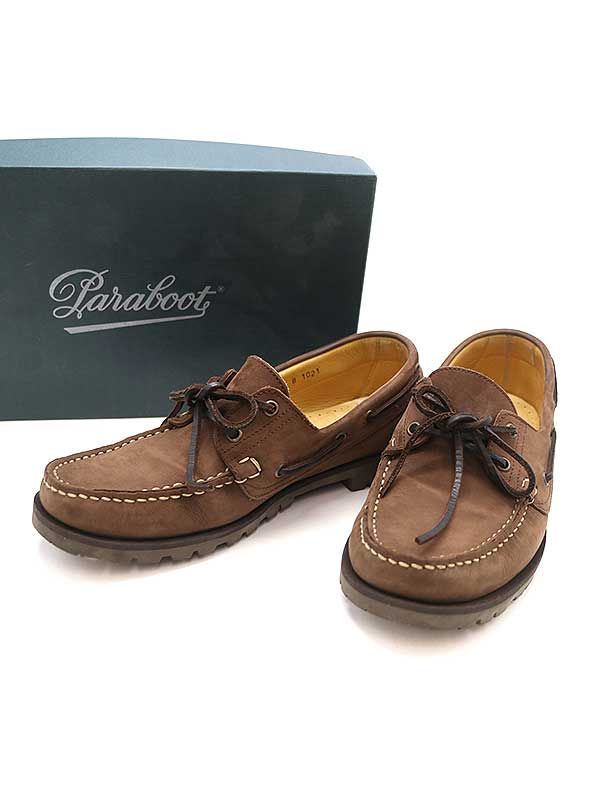 paraboot パラブーツ MALO RAID レザーデッキシューズ ブラウン 8