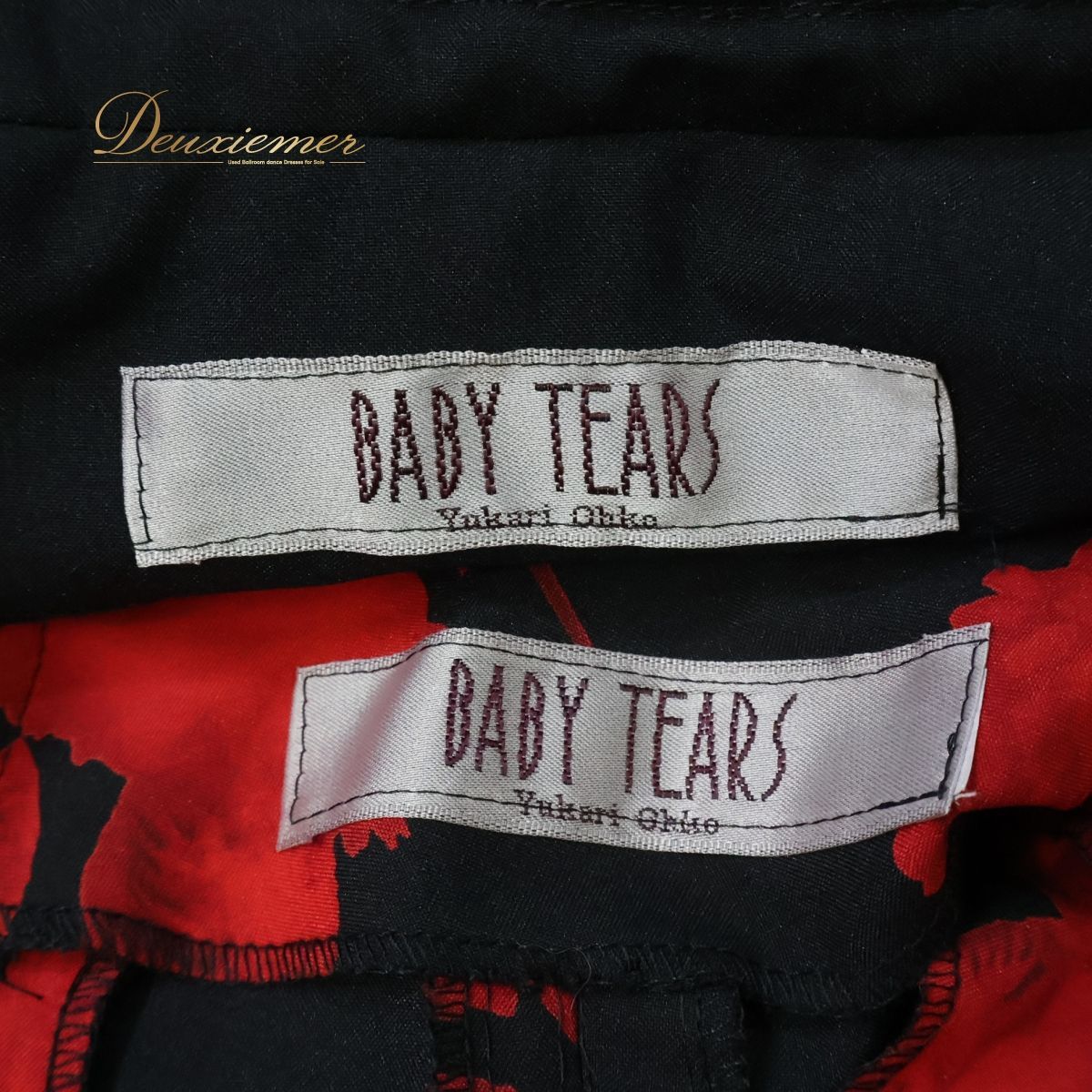 フラメンコ衣装】レッド BABY TEARS ベビーティアーズ 上下セット
