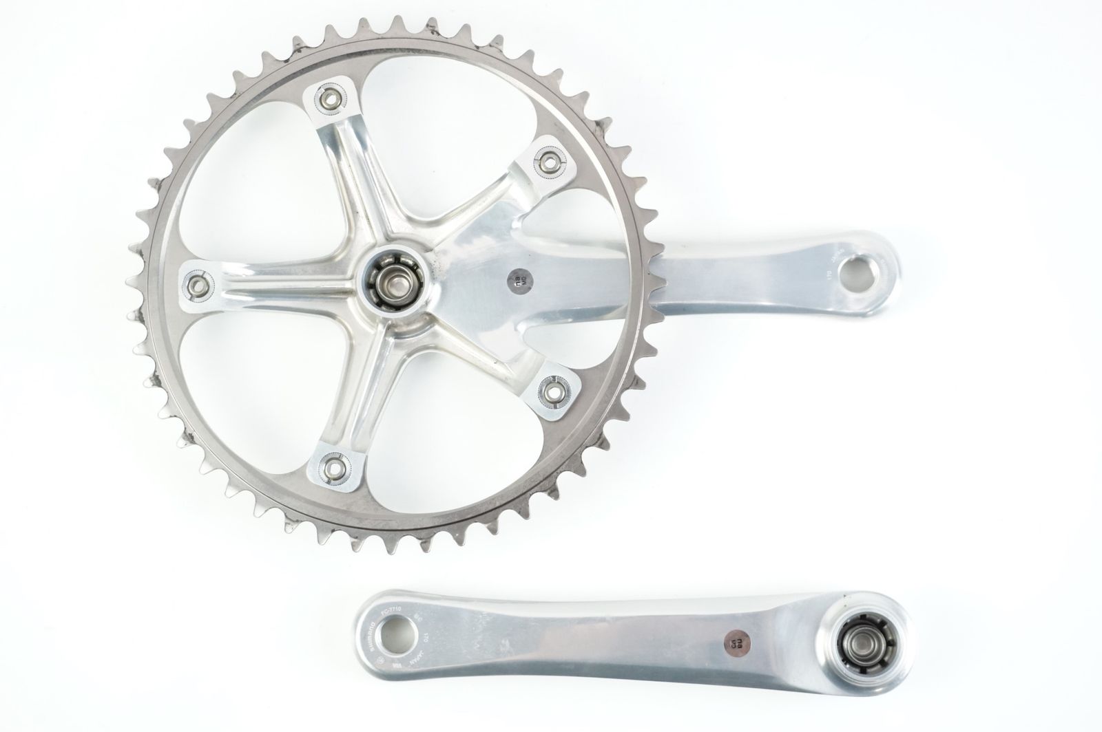 パーツ DURA-ACE FC-7710 170mm SHIMANO 「シマノ」 DURA-ACE FC-7710 48T 170mm クランクセット