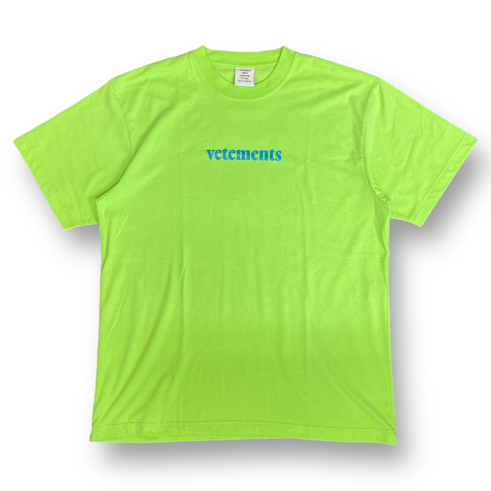 VETEMENTS 20SS バーコードTシャツ ロゴプリント ヴェトモン
