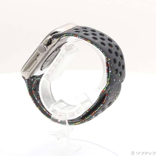 〔 品〕 Apple Watch Series 11 GPS Cellular 46mm ナチュラルチタニウムケース ミッドナイトブラックNikeスポーツバンド 262