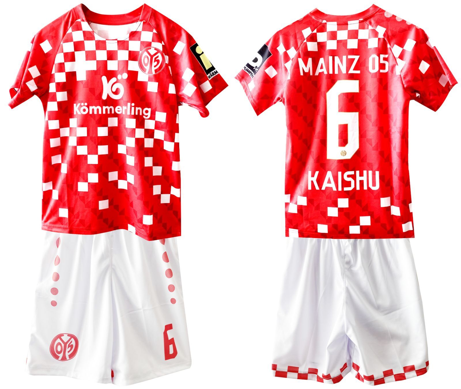 マインツホーム 2024-2025年 モデル 24/25 サッカーユニフォーム