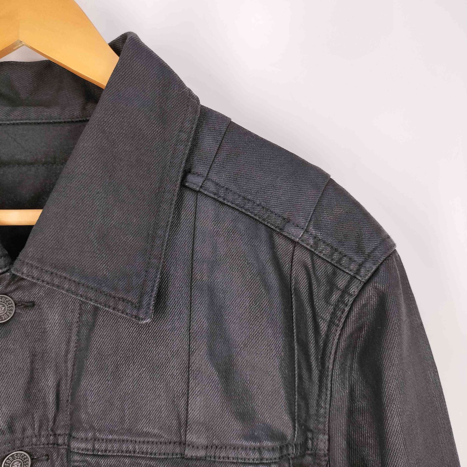 DIESEL コーティング デニムジャケット DIESEL ディーゼル ジップアップデニムジャケット メンズ