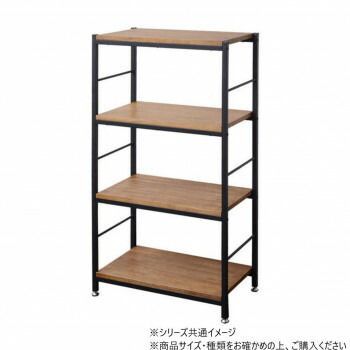B.Bファニシング ZAGA 4段ラック 幅60 ブラウン ZR-600BR