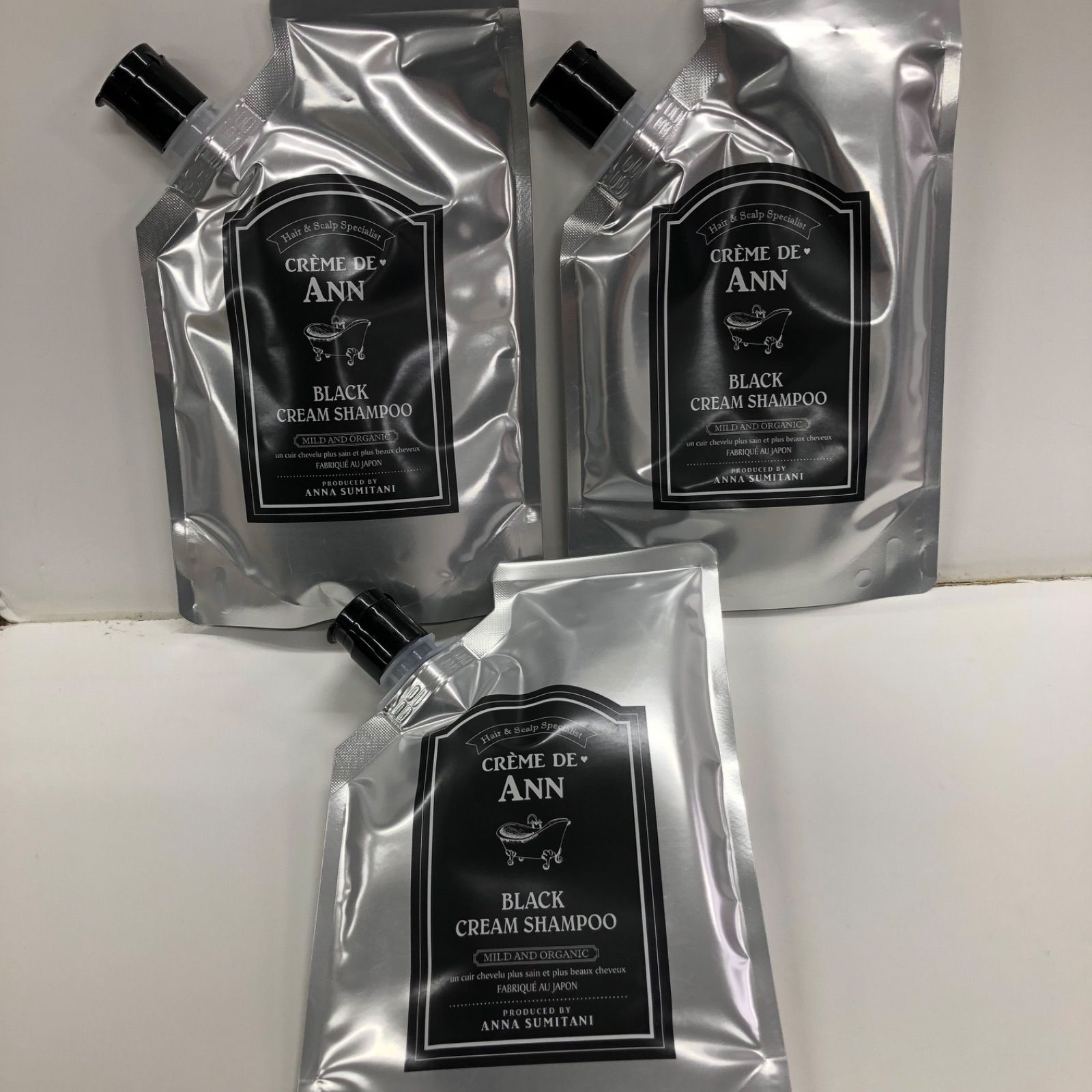 T32 K CREME DE ANN クレムドアン ブラッククリームシャンプーBB 300g 3点セット