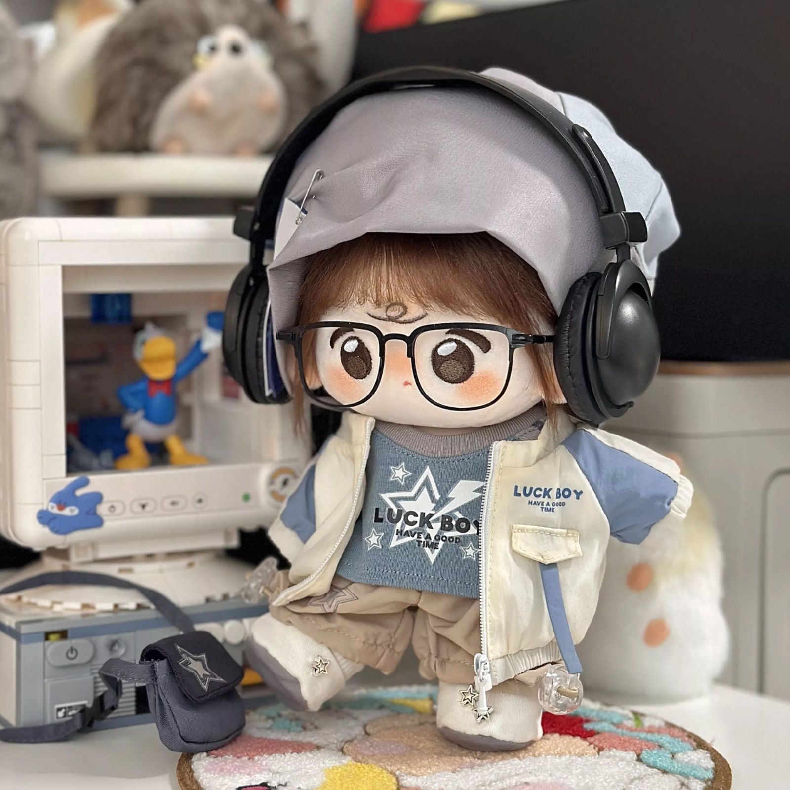 20cmぬいぐるみ用 着せ替え服 ぬい服 ぬい服 ラッキーボーイ 6点セット ∞