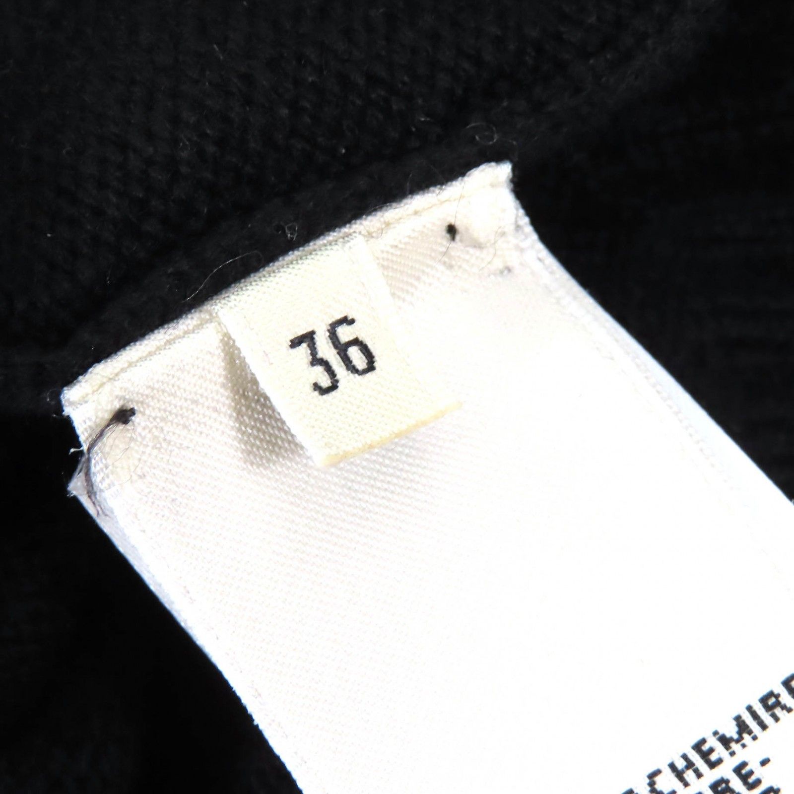 極美品△HERMES エルメス カシミヤ100％ クルーネック 長袖