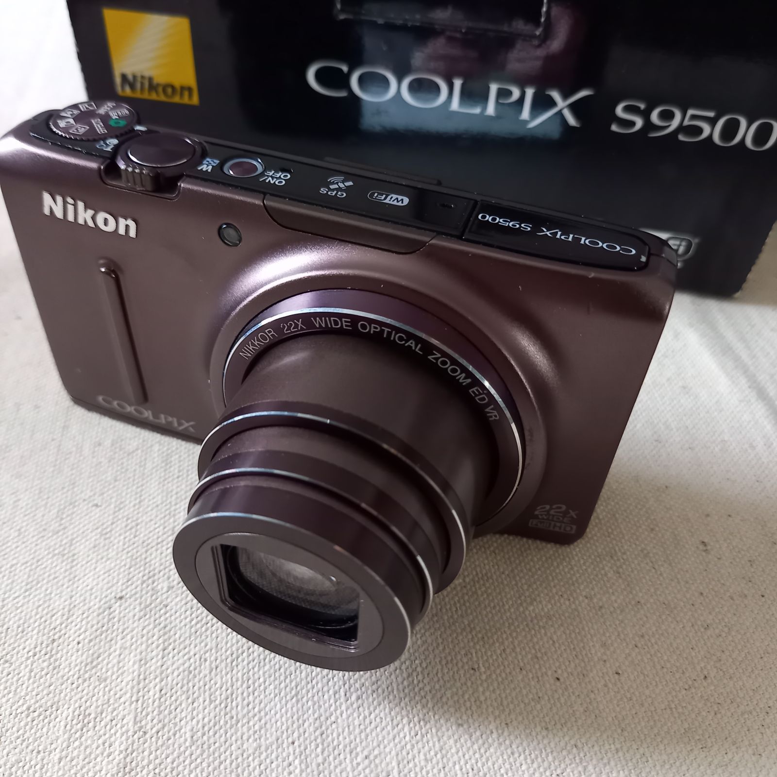 Nikon COOLPIX Style COOLPIX S9500 ブラウン - メルカリ
