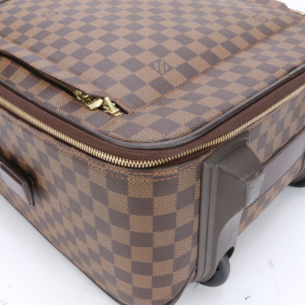 極美品 ルイヴィトン ダミエ ペガス 55 M23294 レザー スーツ