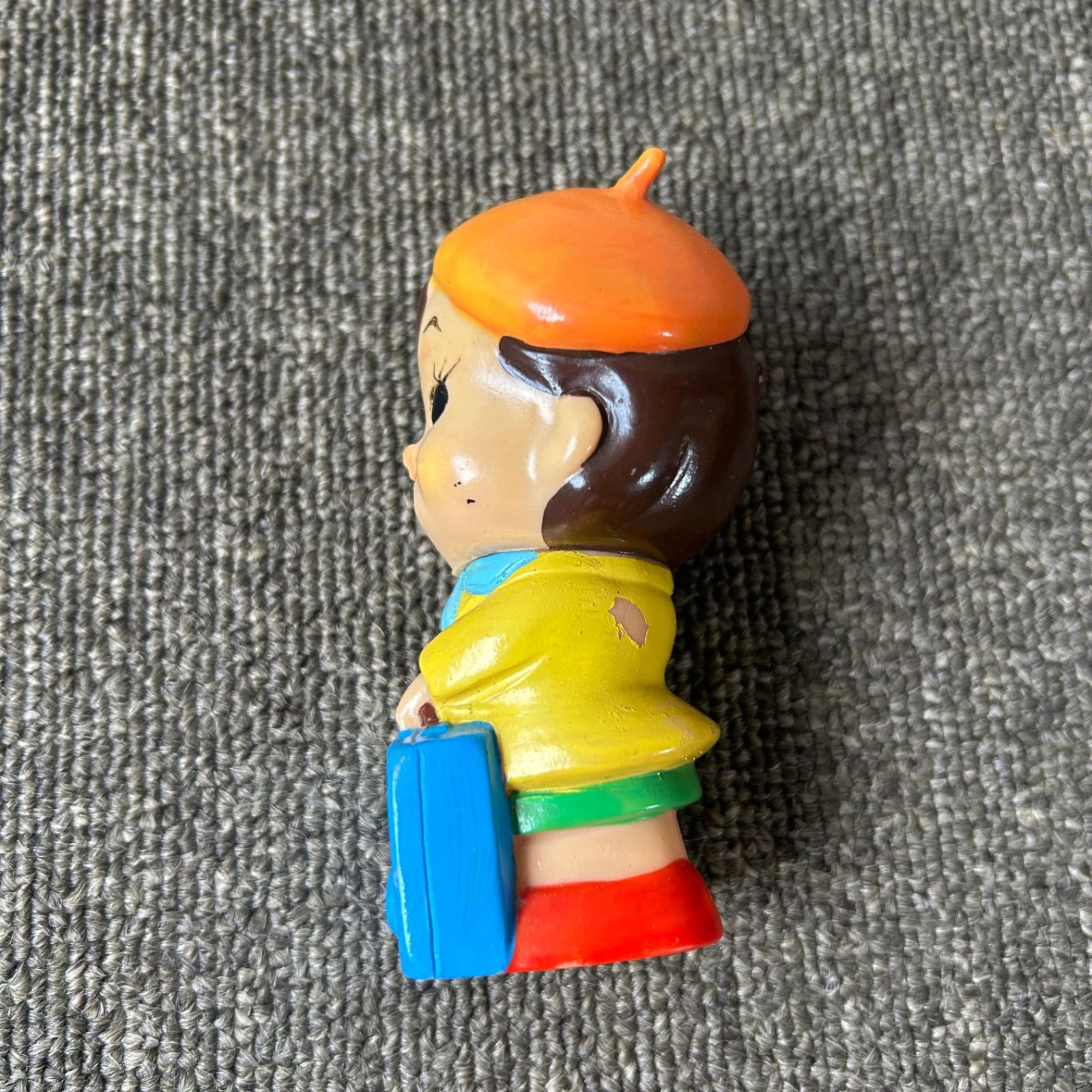 昭和レトロ 富士銀行 ぼくちゃん ソフビ貯金箱 9種12個セット 企業物