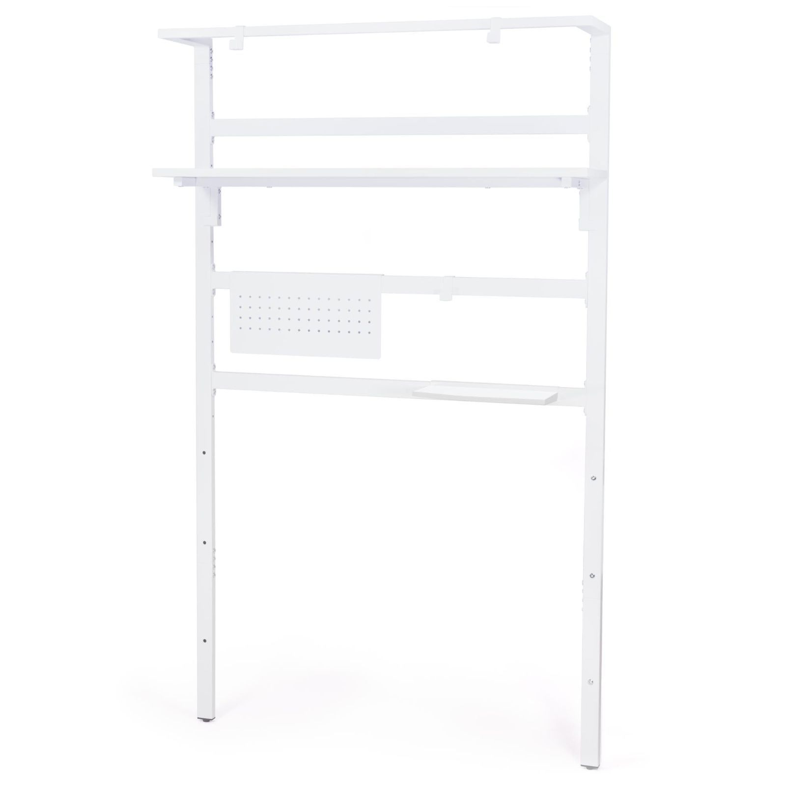 新着商品 イトーキ サリダ PSラック ホワイト PSデスク ラック 幅100cm×奥行22.5cm×高さ165cm | 横揺れに強い頑丈設計|マグネット対応フレーム | 3Dプリンター出力 アドオンパーツ対応|デスク周りを整理整頓 背面ラック YP