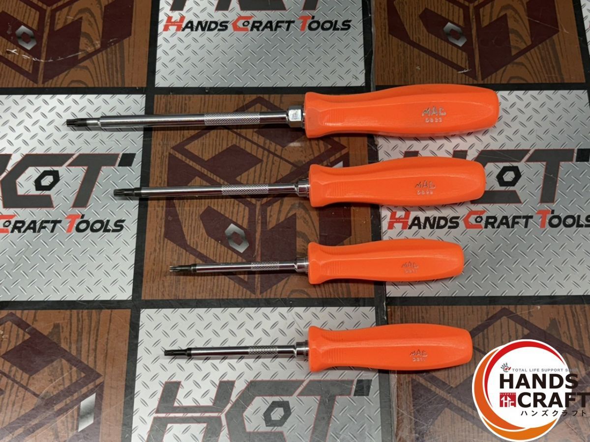 〇マックツールズ MACTOOLS 型番不明 トルクスドライバー 4点セット