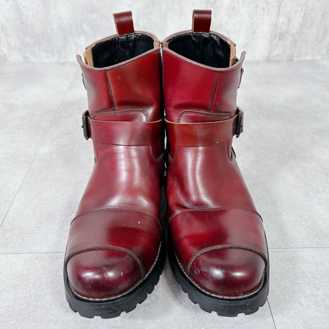 X640 デグナー HS-09 レザー エンジニアブーツ 26cm ブラウン