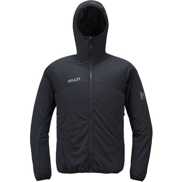 ミドラーメッシュフーディ ジャケット メンズ パーカー MIDDLER MESH HOODIE M BLACK-NOIR JSM
