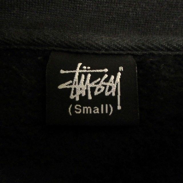STÜSSY 黒色スウェット M 紺タグ STÜSSY 黒色スウェット M 紺タグ