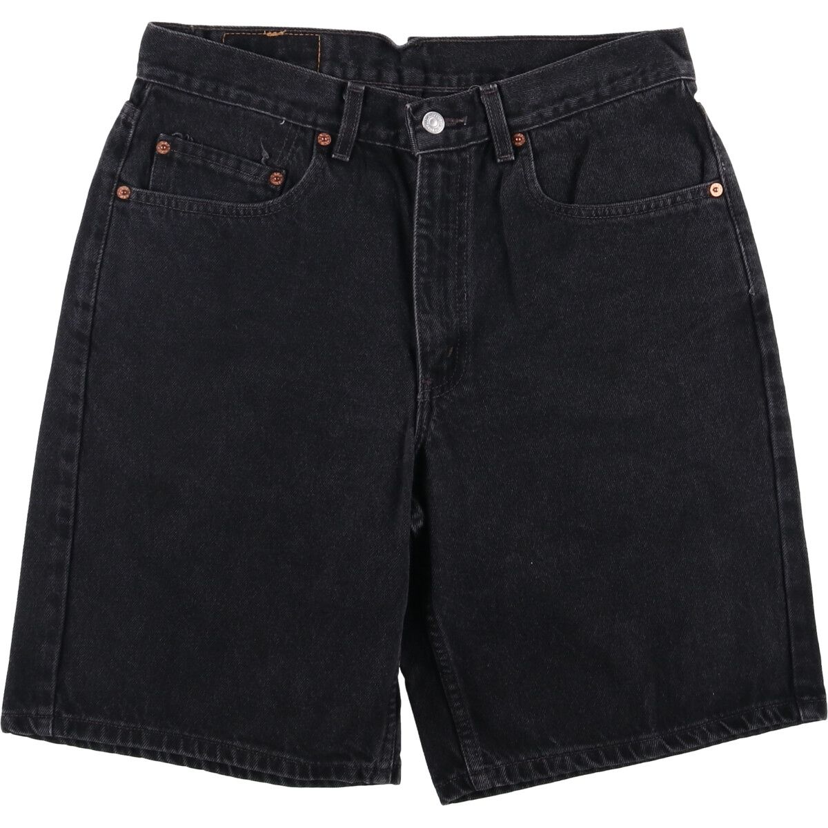 古着 00年代 リーバイス Levi s 550 RELAXED FIT ブラックデニムショーツ ハーフパンツ メンズw33相当|eaa587964
