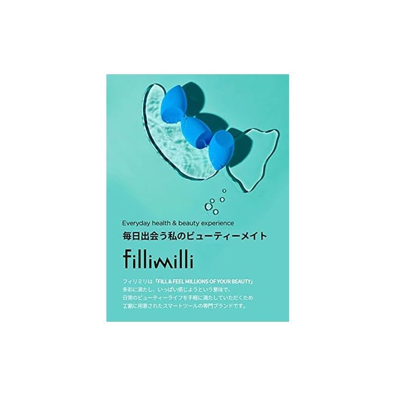 FILLIMILLI オリーブヤング パフ 3個入り ブルー ドロップ型 メイクスポンジ チョクチョクパフ ウォータリーパフ フィリミリ 1 -  メルカリ