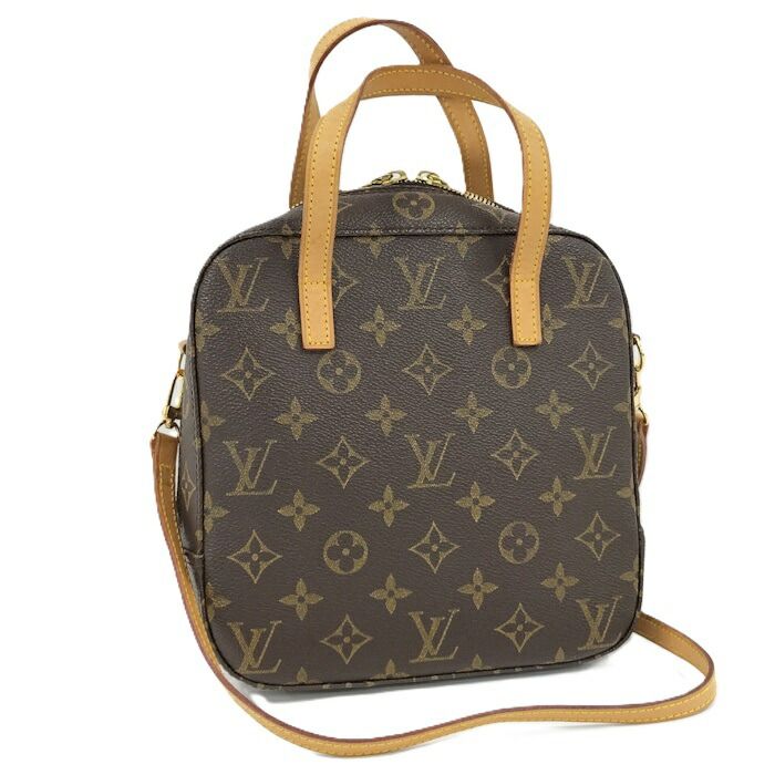 LOUIS VUITTON スポンティーニ 2WAYハンドバッグ モノグラム ブラウン M47500