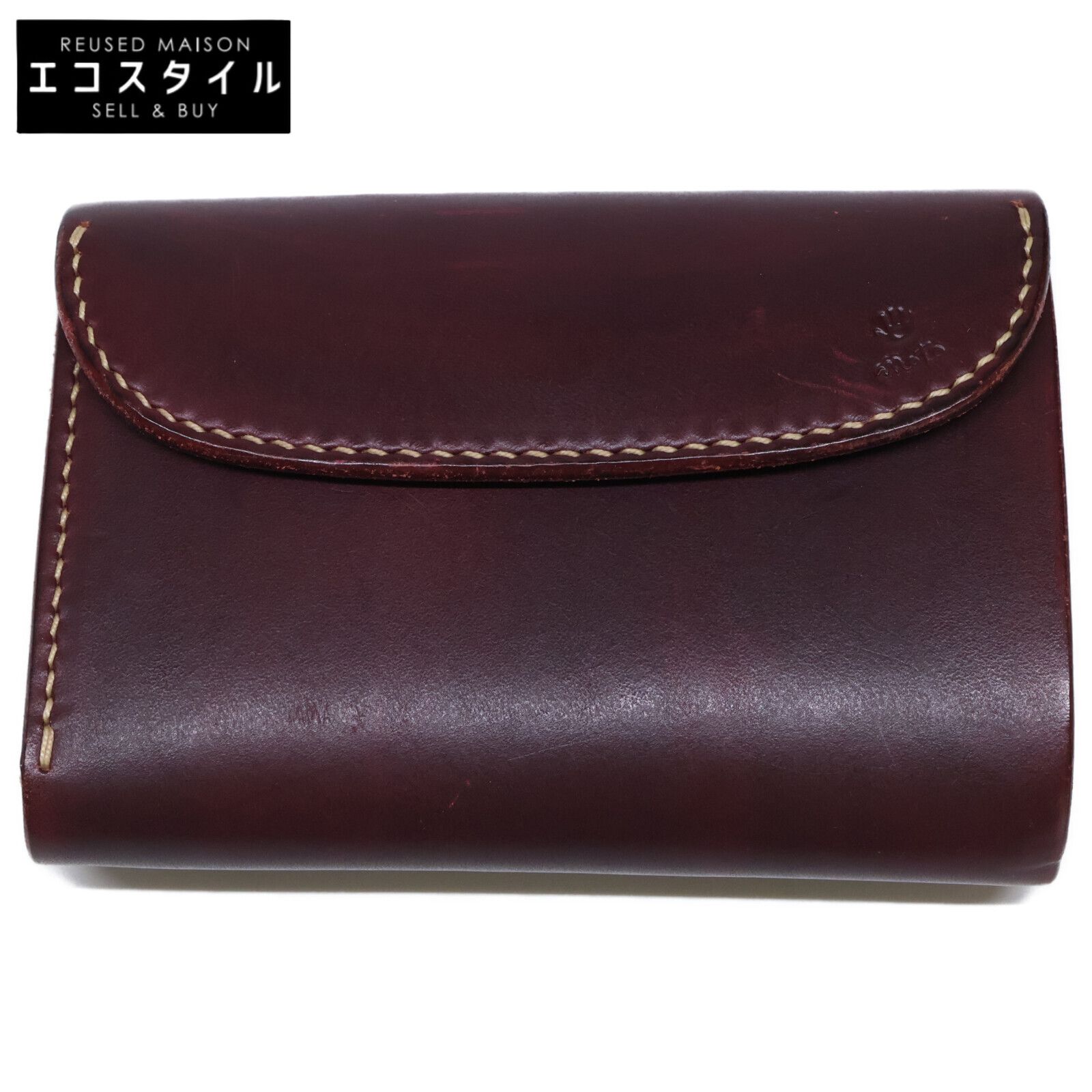 MOTO モト 【美品】HAND-DYED MIDDLE WALLET 手染めミドルウォレット