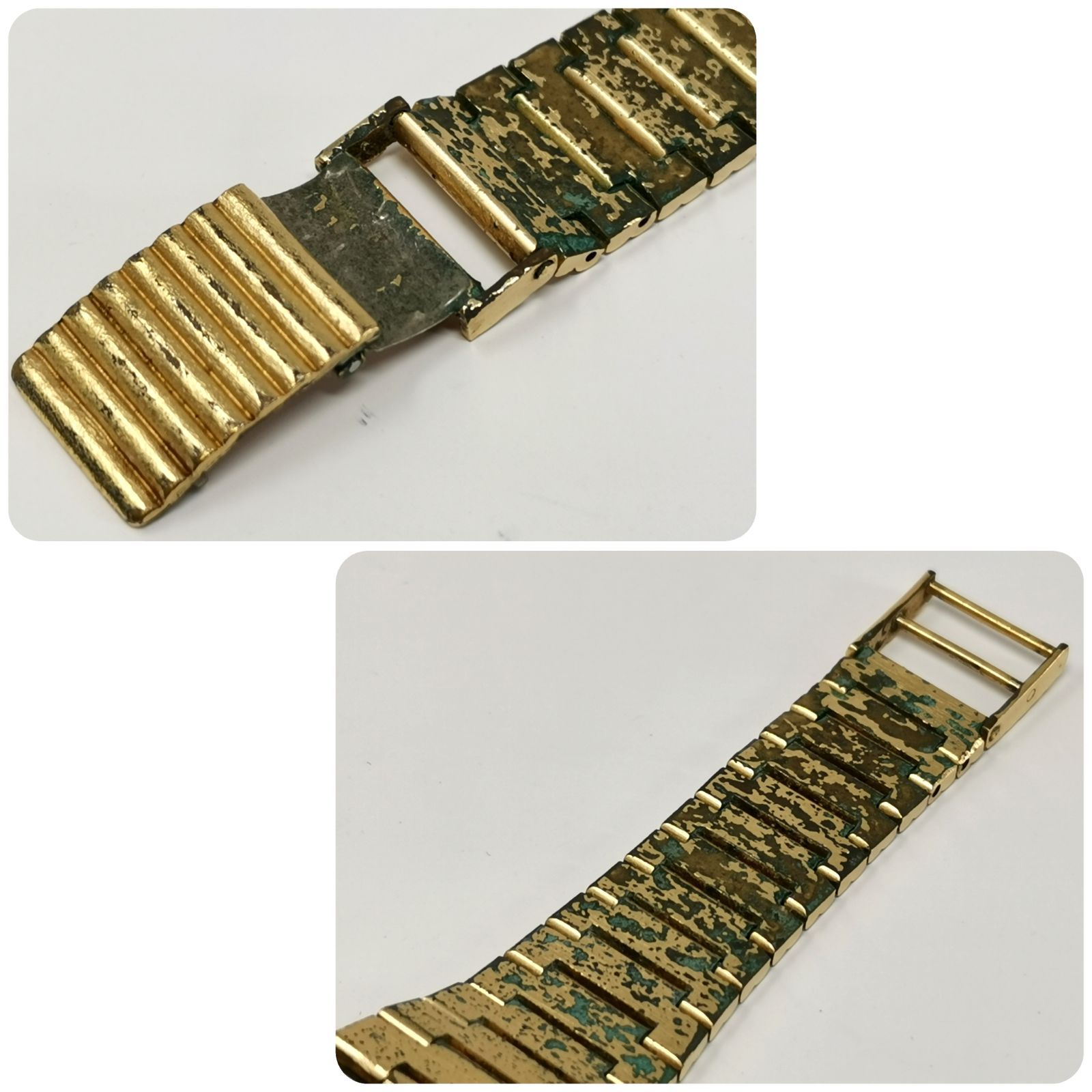 ラドー ゴールド ブラック 腕時計 アナログ RADO 電池ないため動作