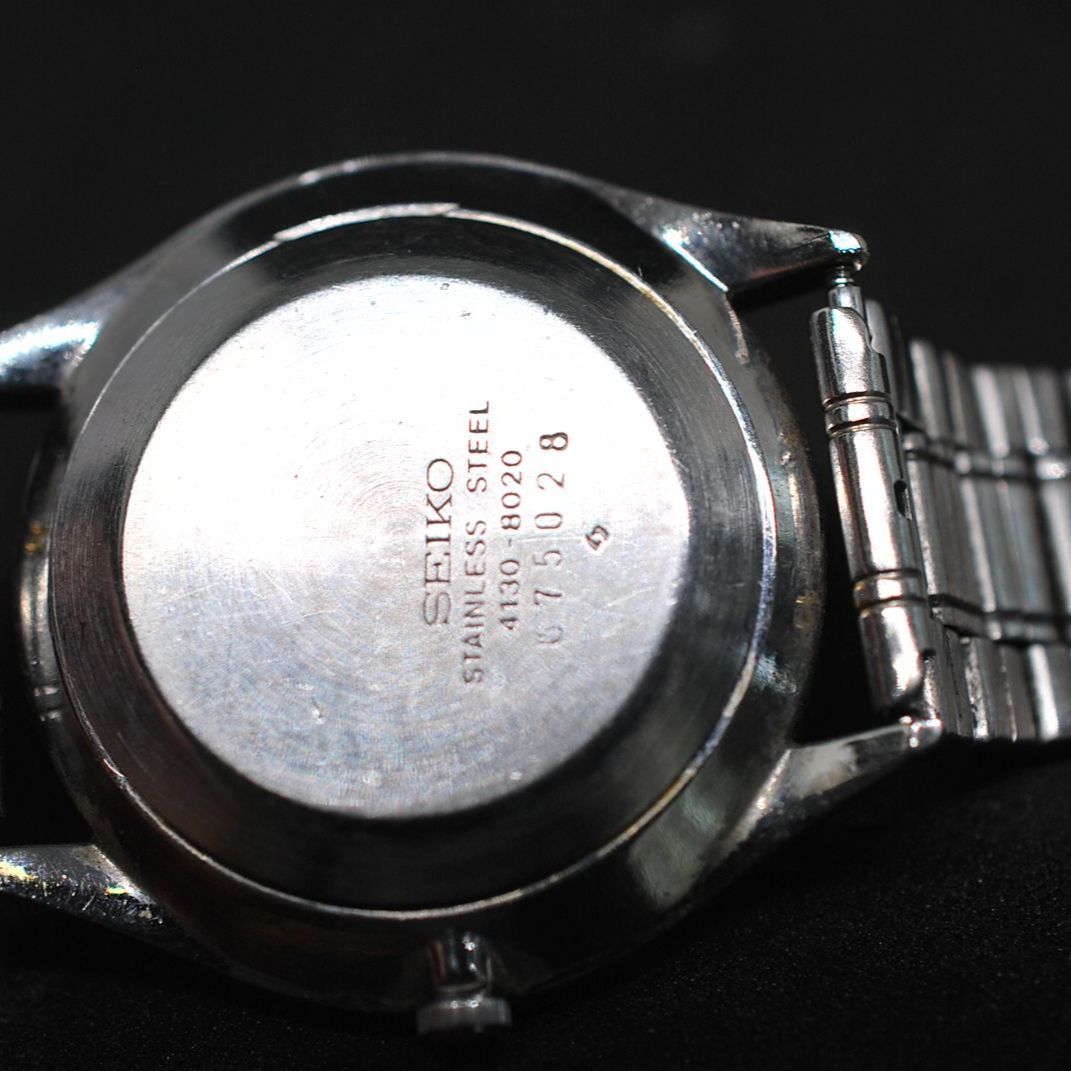247 【新品電池 稼働】 Vintage Seiko Blue Dial セイコー シャリオ 