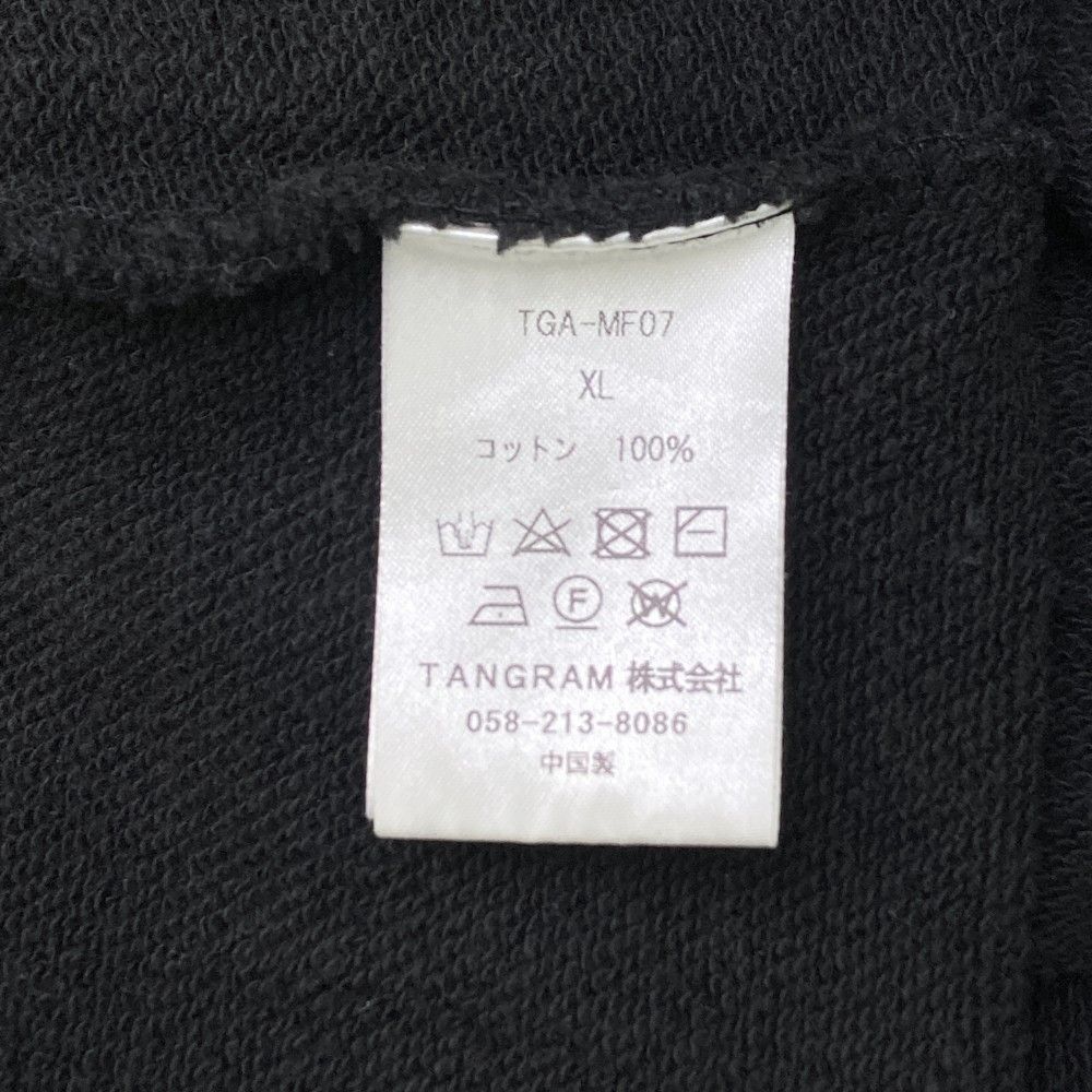 サイズ：XL TANGRAM タングラム パーカー ブラック系