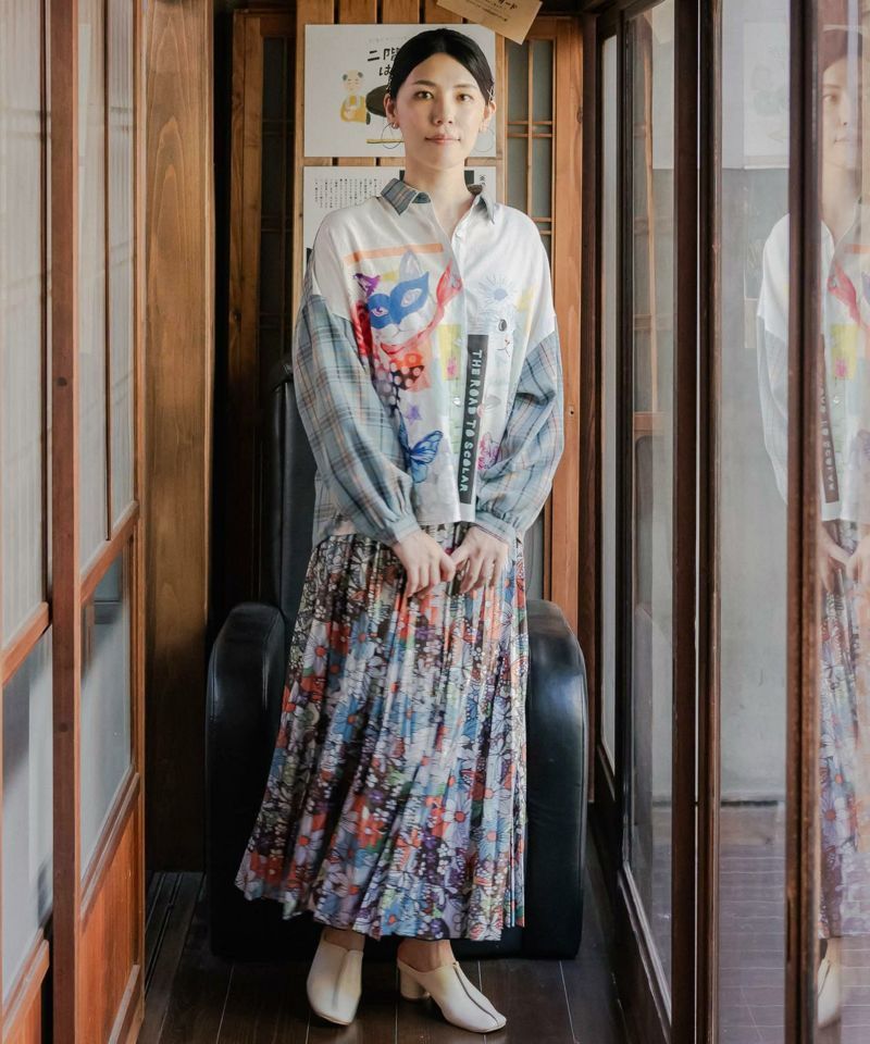 か様 スカラー / POP柄・レトロ柄・花コラージュ柄 3柄展開ホログラム