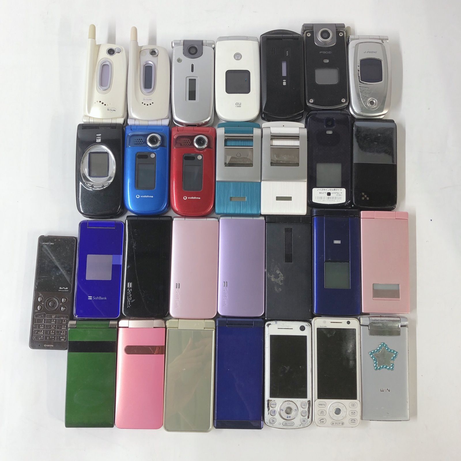 ガラケー 携帯まとめ売り ジャンク品 計29台 Yahoo!オークション - TM 計30点 携帯電話 ガラケー スマホ