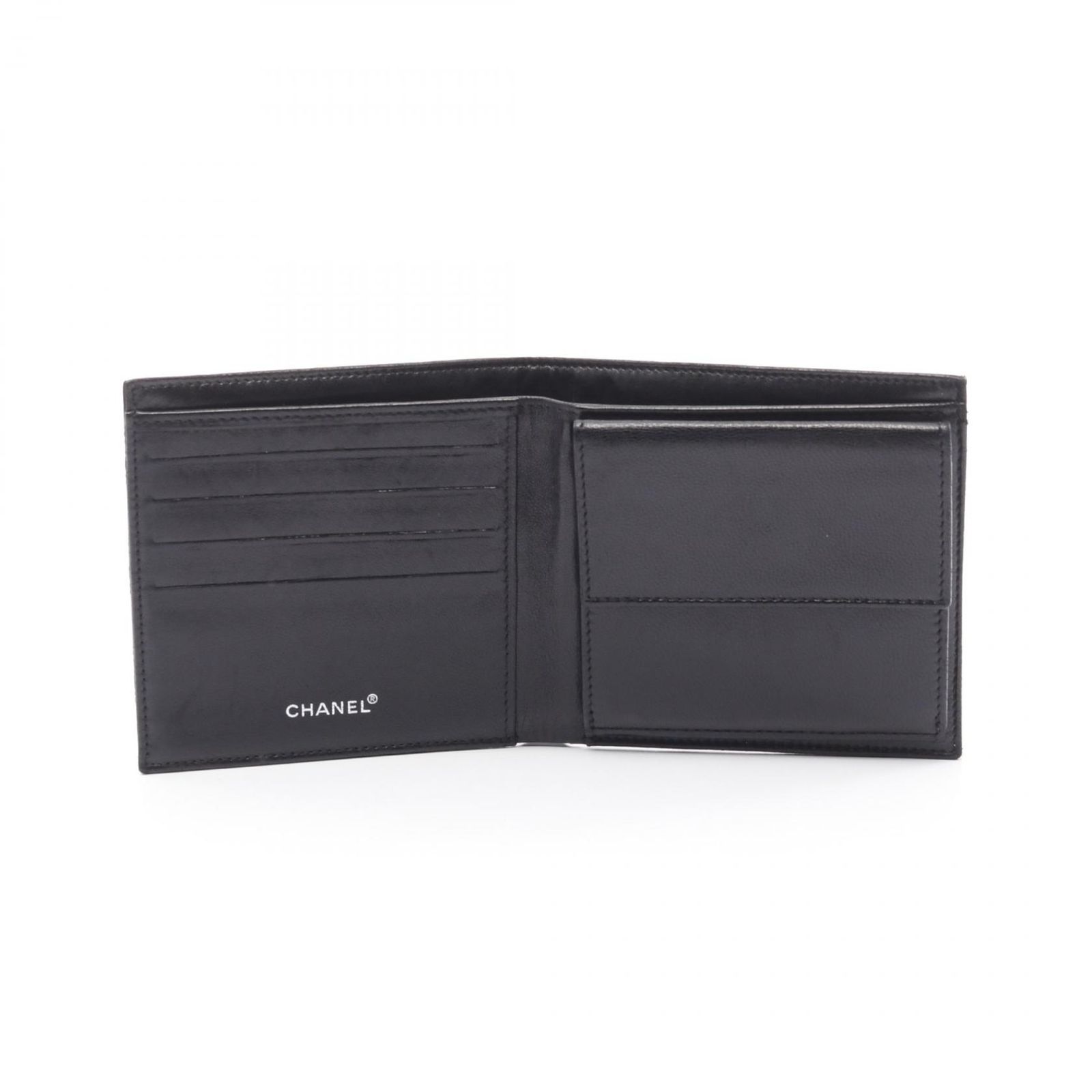 シャネル CHANEL 二つ折り財布 ニュートラベルライン A14342