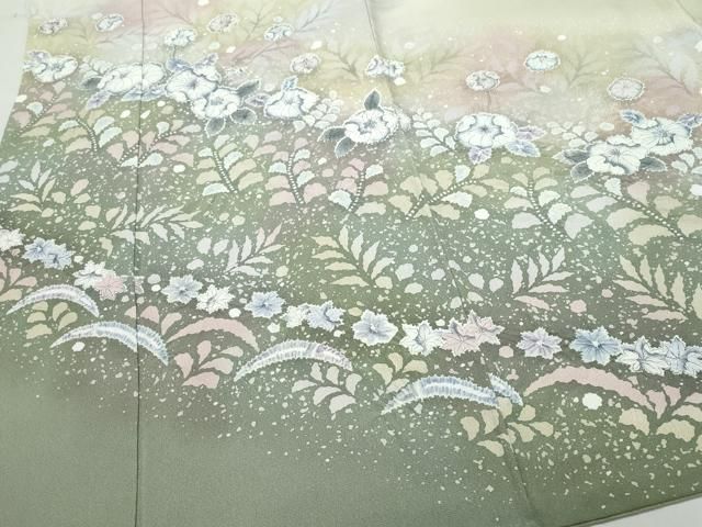 平和屋着物○訪問着 作家物 絞り 辻が花 暈し染め 正絹 逸品