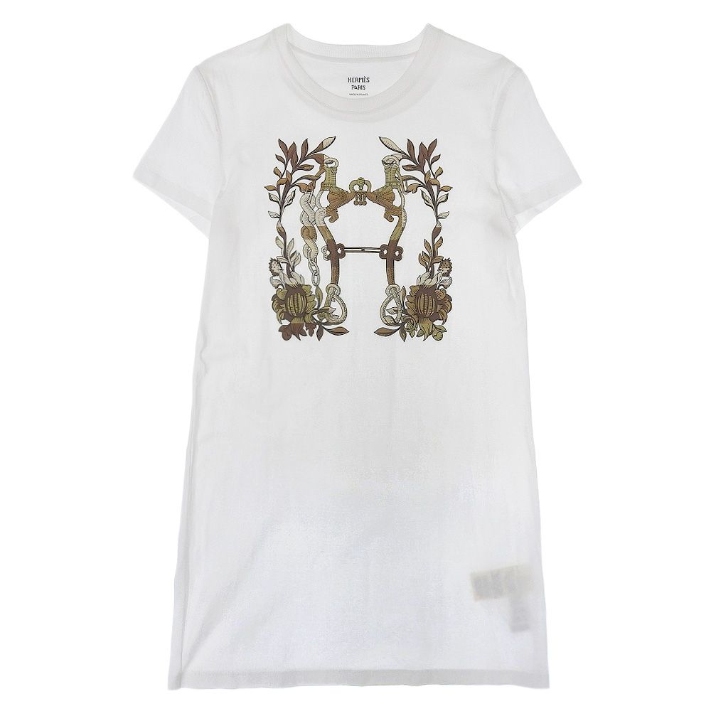 HERMES エルメス 美品 HERMES エルメス プリント カルトゥッシュ