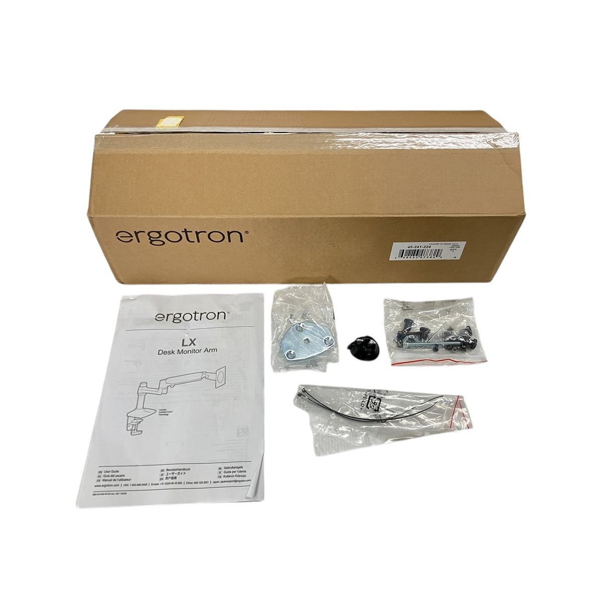 中古　ergotron モニターアーム 45-241-224 Yahoo!オークション - ERGOTRON 45-241-224 LX デスク モニター