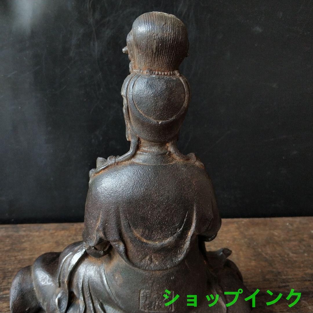 中国古美術・蔵伝工芸・四面観音 携帯仏龕・寒鉄錾刻・文房置物・鎮宅辟邪・風水仏具 中国古美術・蔵伝工芸・四面観音 携帯仏龕・寒鉄錾刻・文房置物