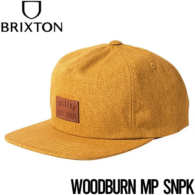 【送料無料】スナップバックキャップ 帽子 BRIXTON ブリクストン WOODBURN MP SNPK 11632 CPVWW 日本代理店正規品