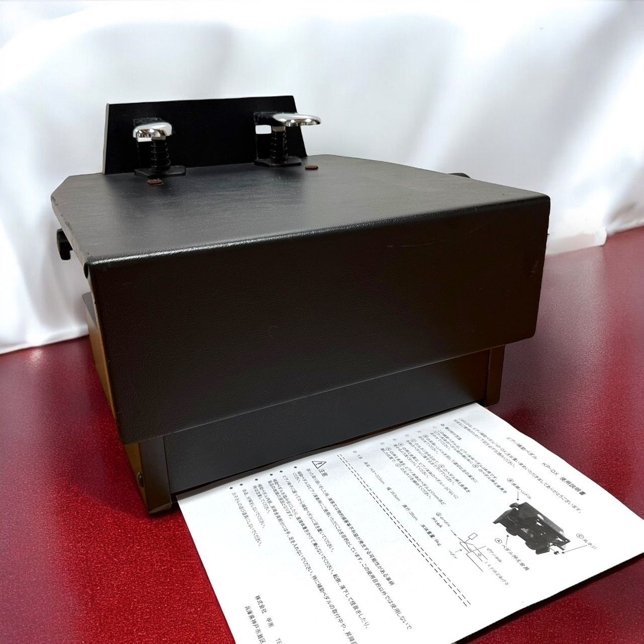 送料無料 KONAN 甲南 ピアノ補助ペダル KP-DX ブラック 黒 レザー