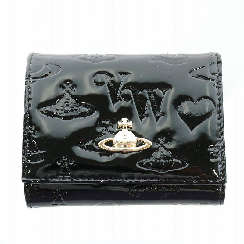 極美品　Vivienne Westwood ヴィヴィアン　長財布　オーブ　黒 ヴィヴィアンウエストウッド Vivienne Westwood 二つ折り財布