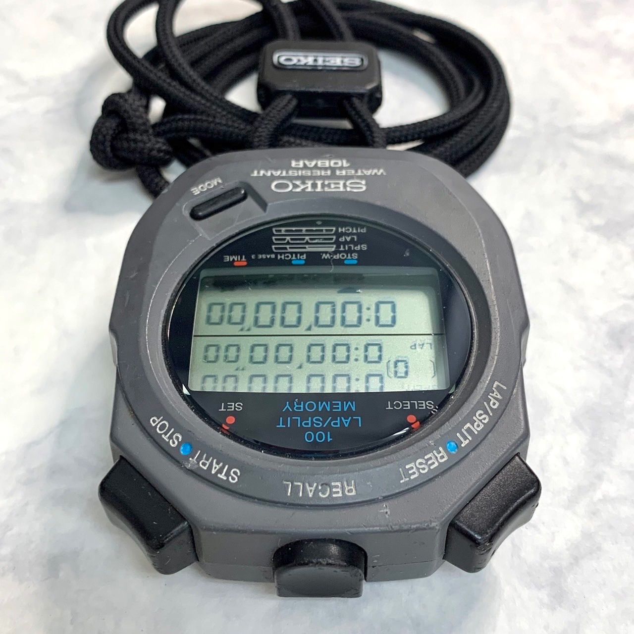 ストップウォッチ⭐️SEIKO】液晶汚れあり S120-4000 （AYA