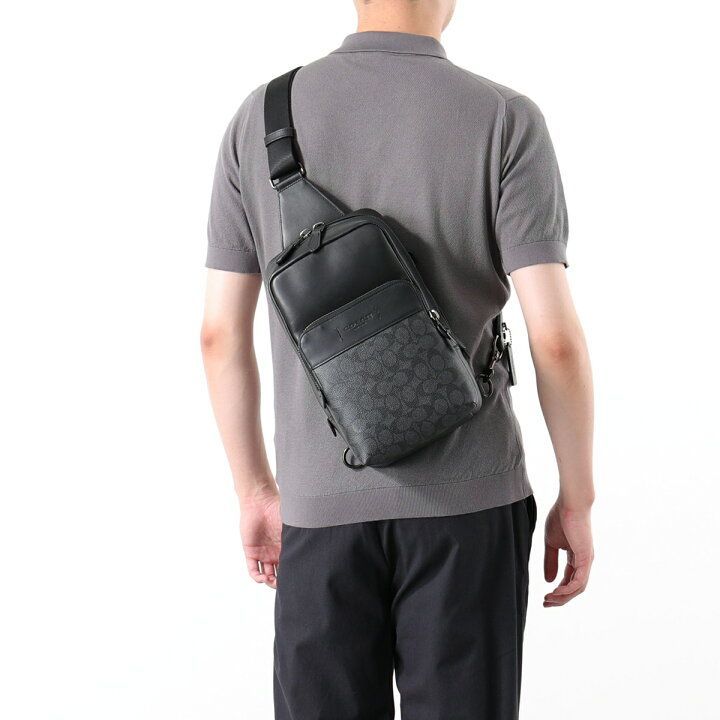 ☆新品☆コーチ/COACH バッグ C5332 チャコール×ブラック ボディー  