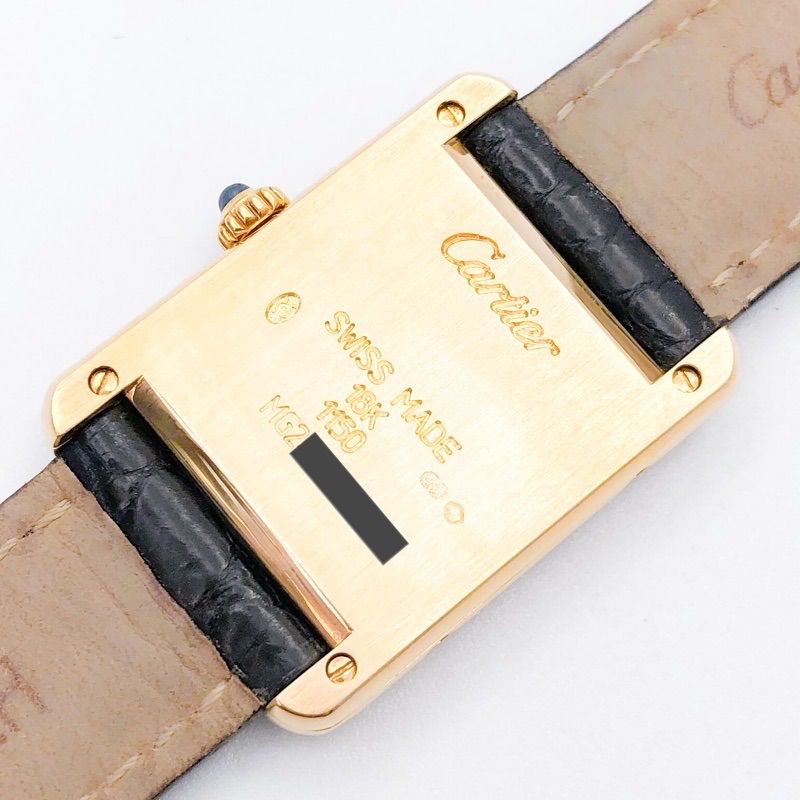 仕上済】カルティエ タンク ルイ SM ローマン K18 レディース 腕時計  