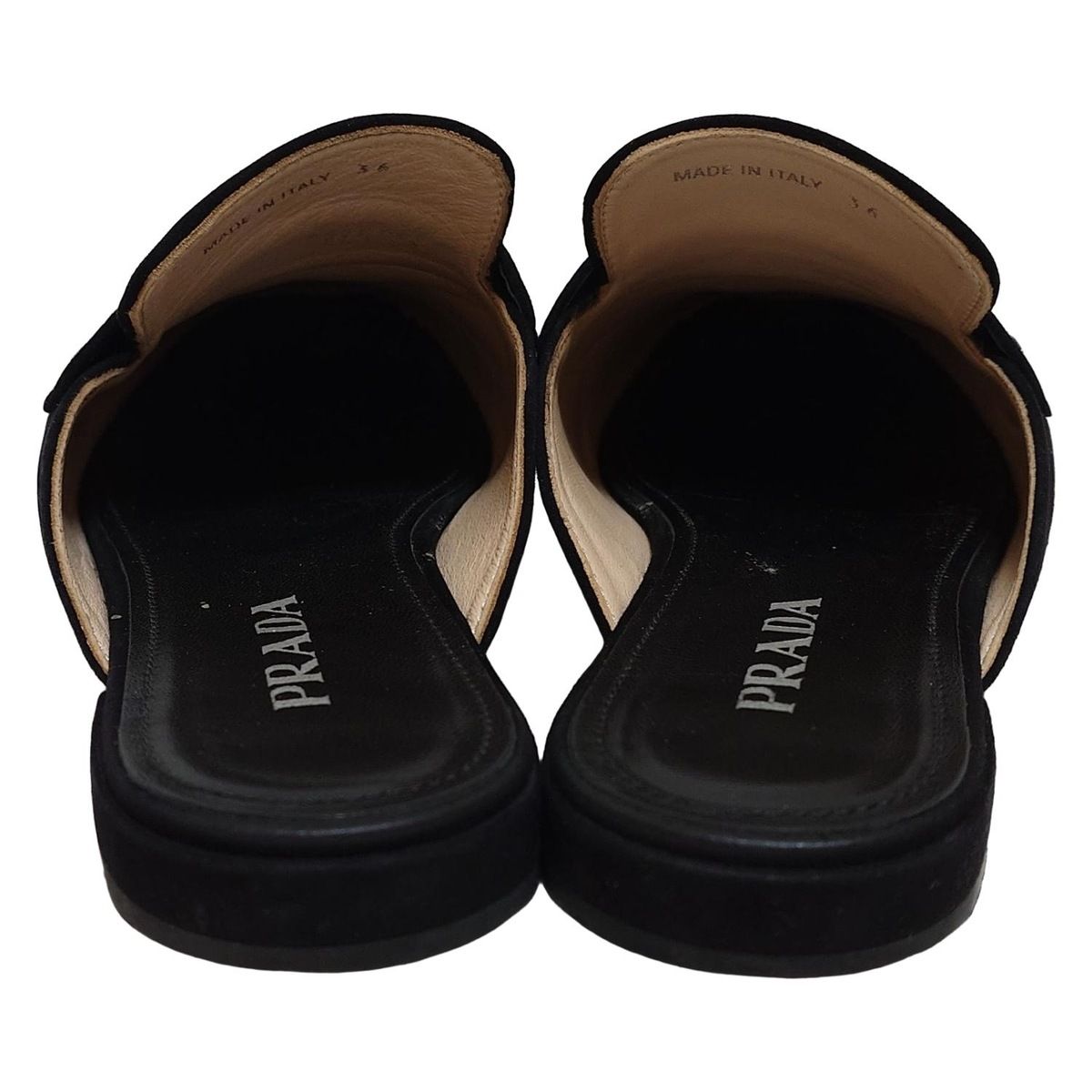 PRADA(プラダ) ミュール 36 レディース - 黒 - メルカリ