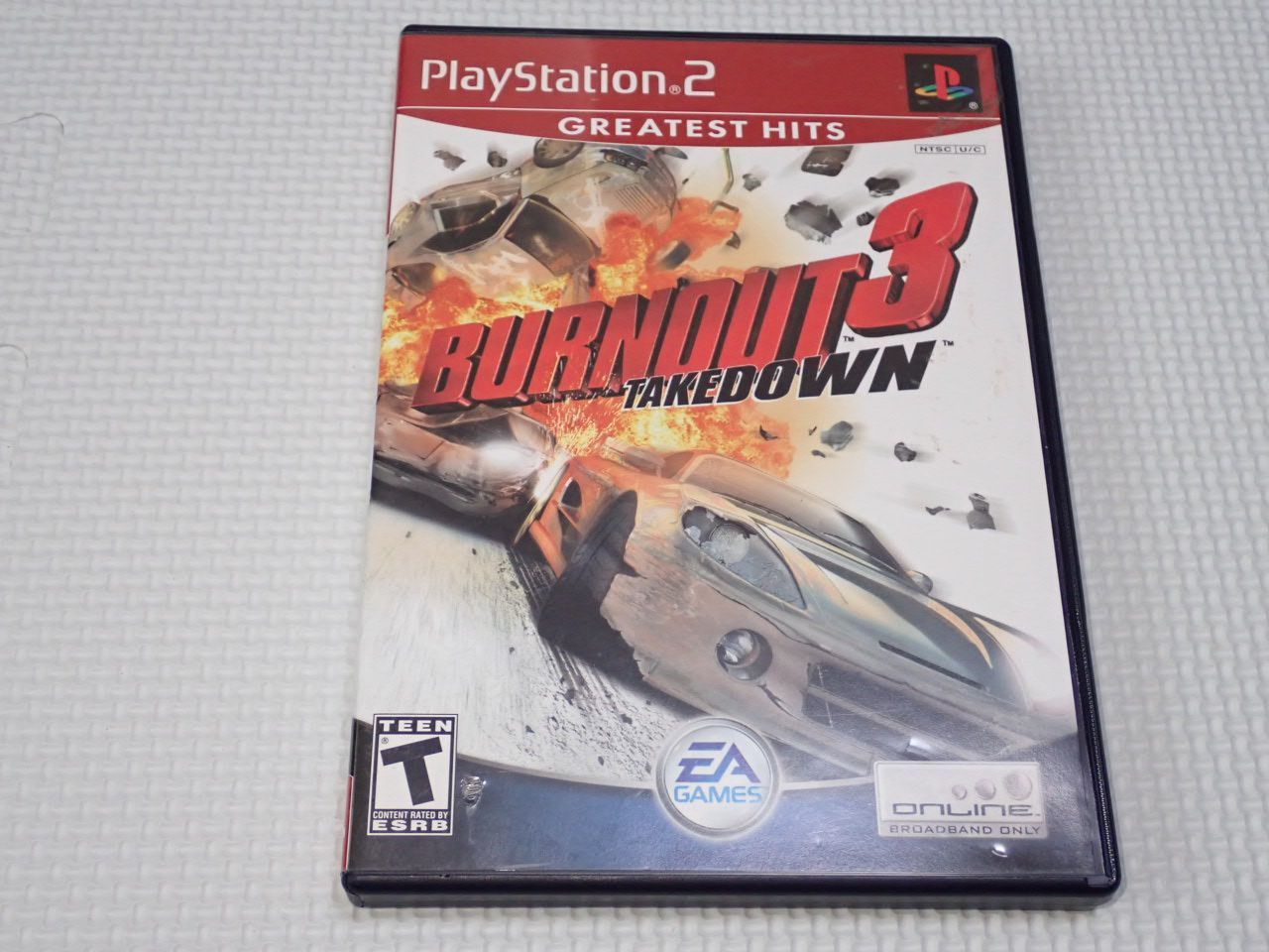 【冬バーゲン★特別送料無料！】 PS2☆BURNOUT 3 TAKEDOWN 海外版 北米版☆箱付・説明書付 その他