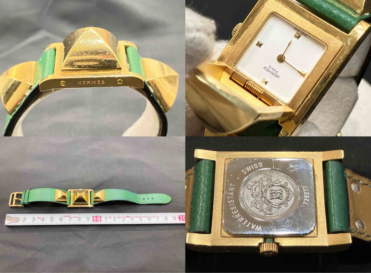HERMES 腕時計 自動巻 廃番品 ジャンク HERMES 腕時計 自動巻 廃番品 ジャンク