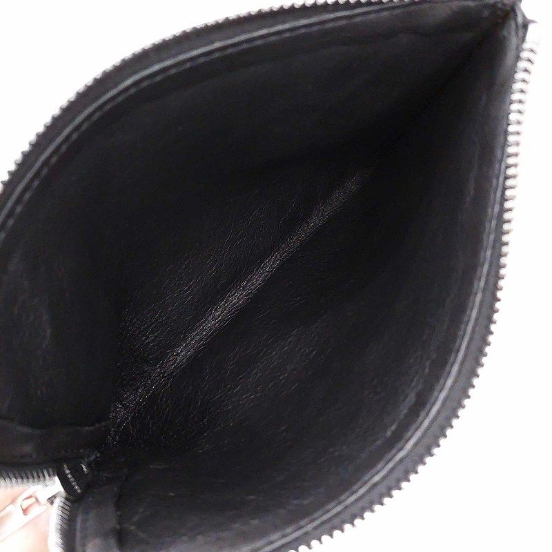 【Rick Owens】レザー クラッチ（ブラック） Rick Owens レザー クラッチバッグ | ブラック | FARFETCH JP