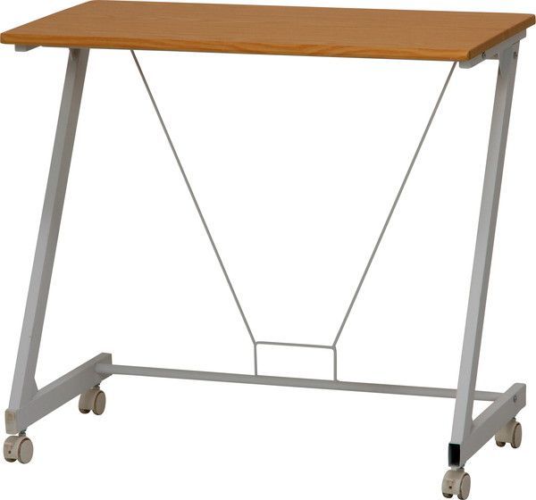 クーポン配布中-スーパー 対象 ワークデスク キャスター付き ムービン メープル